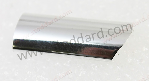 90156556140 - Bright Aluminum Trim, Left End Piece For Rear. 1968-1973 (targa). for Porsche 