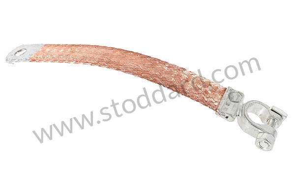 SIC61190221 - Battery Negative Ground Strap 911, 1969-73 for Porsche 912 &bull; 1966 &bull; 912 1.6 &bull; Coupe &bull; Manual Gearbox, 4 Speed