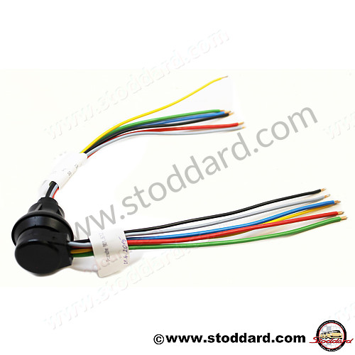 90161233000 - Round Electrical Socket. Male And Female Ends With Leads. 911 912 914 964 for Porsche 