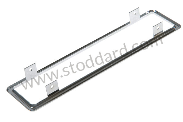 90161311400 - Dashboard Trim, Chrome Around Heater / Ventilation Controls, 911 912 1969-1973 for Porsche 
