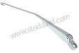 Wiper arm right silver