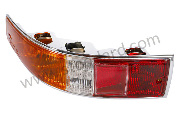 90163140300 - Complete Taillight Housing And Lens, Left, European Spec, For 911 912 1965-1968. for Porsche 
