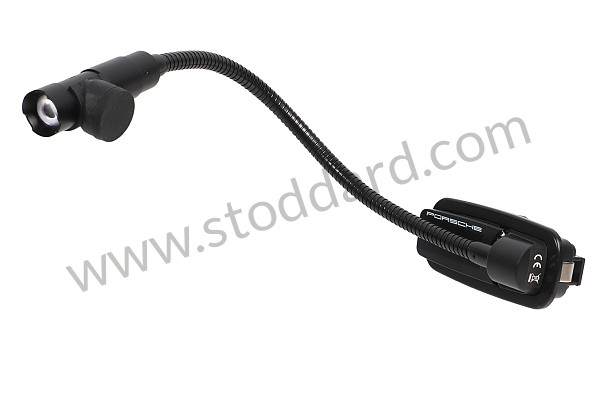 90163210202 - LED reading light black for Porsche 911 84-86 &bull; 1984 &bull; 3.2 &bull; Coupe &bull; Manual Gearbox, 5 Speed