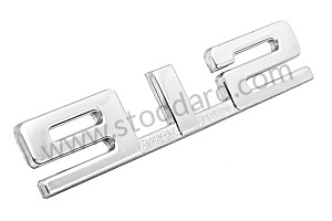 912 Silver Block Decklid Emblem 912 1967-1969 