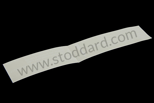 91100653100 - STICKER for Porsche 