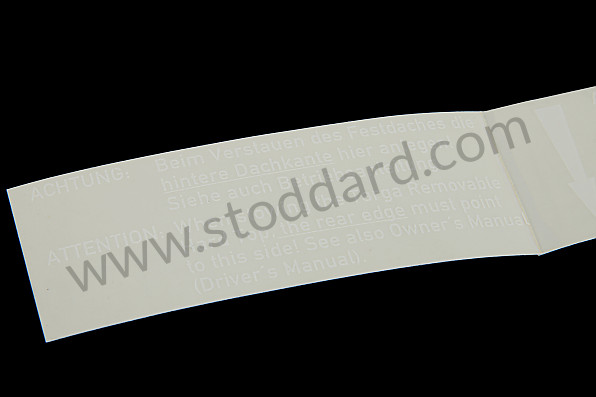 91100653100 - STICKER for Porsche 