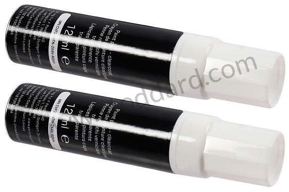 91109593323C9X - PAINT TOUCH-UP APPLICATOR SET COMPRISING: PAINT TOUCH-UP APPLICATOR PRIMER PAINT TOUCH-UP APPLICATOR CLEAR LACQUER JET BLACK METALLIC for Porsche 