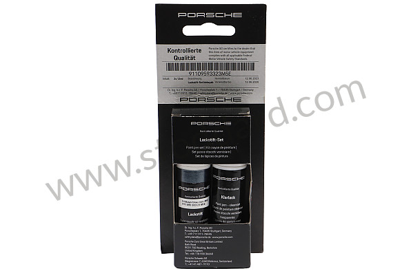 91109593323M5E - PAINT PEN SET BISCAY BLUE METALLIC for Porsche 