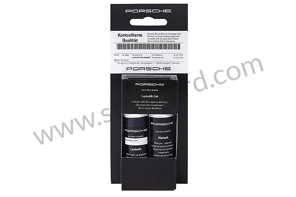 91109593323M5X - PAINT PEN SET DARK BLUE METALLIC for Porsche 