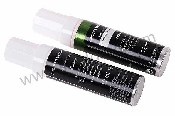 91109593323M6S - PAINT PEN SET MAMBA GREEN METALLIC for Porsche 