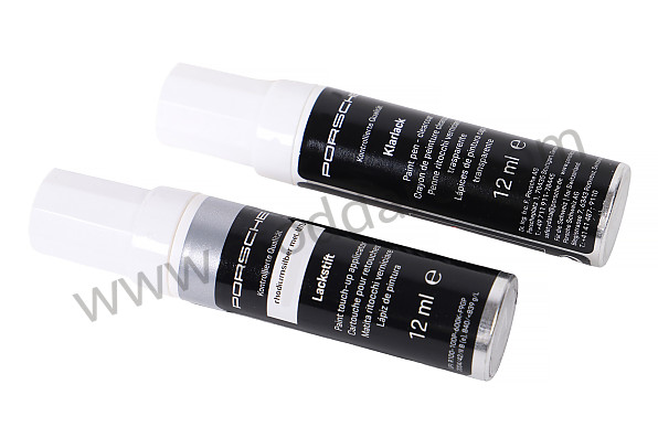 91109593323M7U - PAINT PEN SET RHODIUM SILVER METALLIC for Porsche 