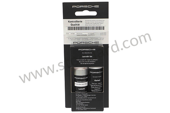91109593323X7W - PAINT PEN SET CLASSIC SILVER METALLIC for Porsche 