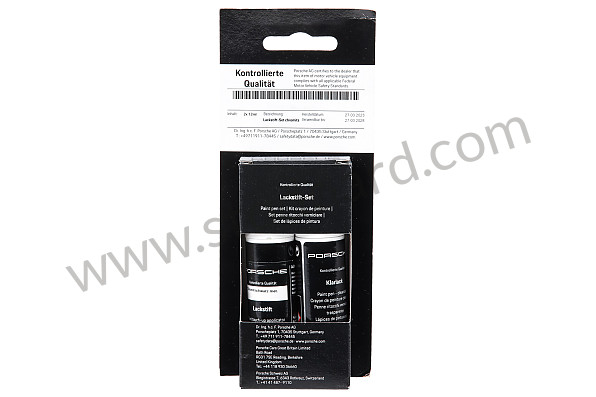 91109593323Y9T - PAINT PEN SET CHROMITE BLACK-METALLIC for Porsche 