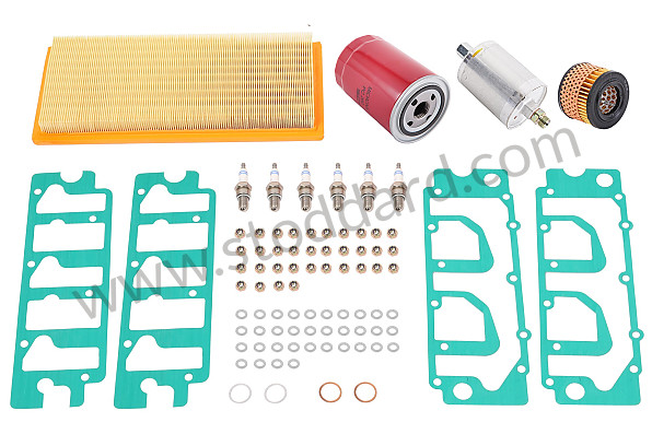 91110095601 - COMPLETE MAINTENANCE KIT WITH SCREWS, RED FILTER AND SEAL PACK for Porsche 911 78-83 &bull; 1982 &bull; 3.0Sc &bull; Coupe &bull; Manual Gearbox, 5 Speed