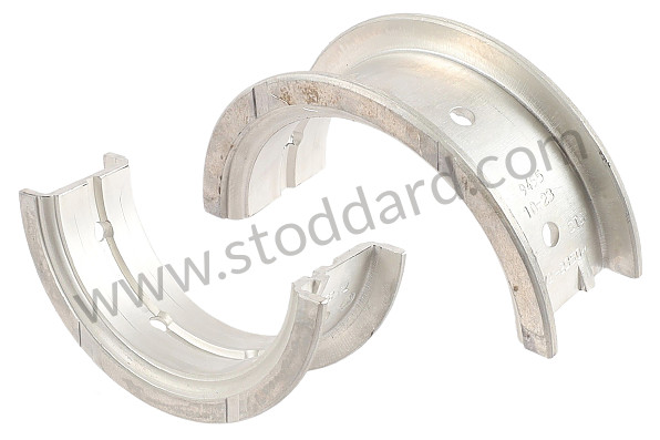 91110190100 - Main Bearing Set, Glyco Alloy, Standard Size. 911 1965-1975.5 Through Engine #6450388. for Porsche 911 65-69 &bull; 1969 &bull; 2.0T &bull; Coupe &bull; Manual Gearbox, 5 Speed