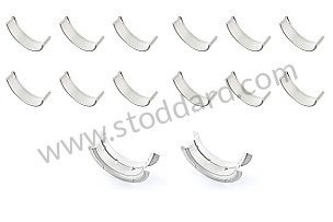 LINE BUSHES (FULL SET) INTERIOR MEASUREMENT -0.50 / EXTERIOR MEASUREMENT +0.25 / COMPLETE KIT (91110190175)
