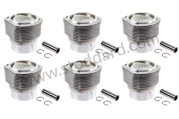 A91110394901 - PISTON CYLINDER 911 2.7 1974-1977 for Porsche 911 74-77 + 912E &bull; 1976 &bull; 2.7S &bull; Coupe &bull; Manual Gearbox, 4 Speed