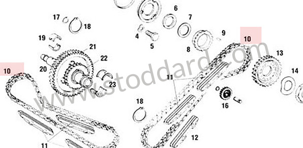 91110552951 - Timing Chain With Master Link 911 964 1965-94 930 for Porsche 911 65-69 &bull; 1969 &bull; 2.0T &bull; Coupe &bull; Manual Gearbox, 5 Speed