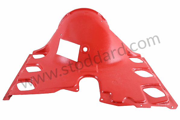 A91110690103 - AIR DUCT COMPLETE UPPER RED for Porsche 911 74-77 + 912E &bull; 1974 &bull; 2.7 Carrera &bull; Coupe &bull; Manual Gearbox, 5 Speed