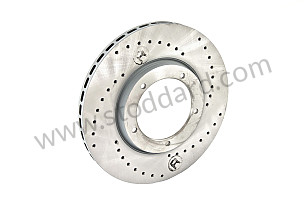 PERFORATED, VENTILATED FRONT BRAKE DISC  (A91135104120RD)