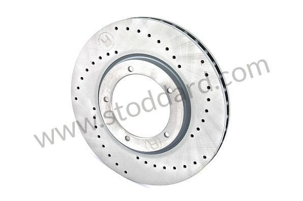 A91135104123RD - PERFORATED, VENTILATED FRONT BRAKE DISC for Porsche 911 87-89 &bull; 1988 &bull; 3.2 G50 &bull; Cabrio &bull; Manual Gearbox, 5 Speed