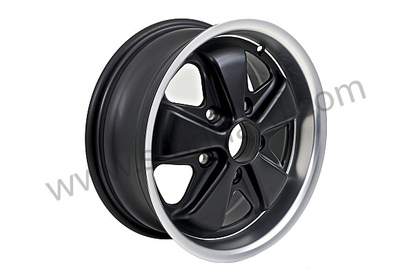 911361020006SB - Maxilite  Wheel 15 X 6-Inch Et 36mm Offset Machined Lip With Black Center for Porsche 