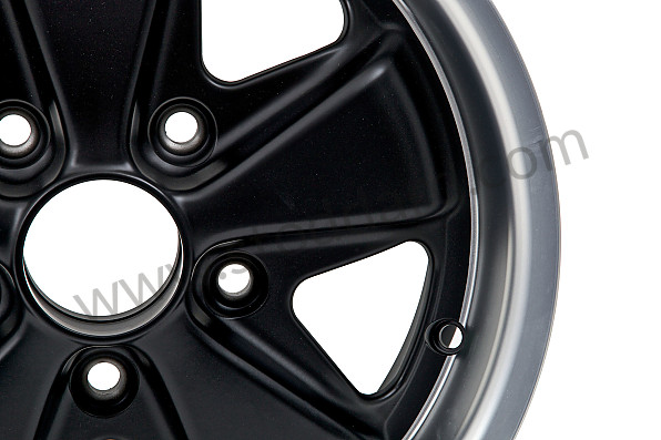 911361020006SB - Maxilite  Wheel 15 X 6-Inch Et 36mm Offset Machined Lip With Black Center for Porsche 