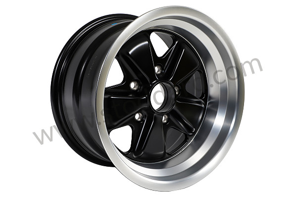 911361020079SB - Maxilite  Wheel 15 X 9-Inch Et 15mm Offset Machined Lip With Black Center for Porsche 