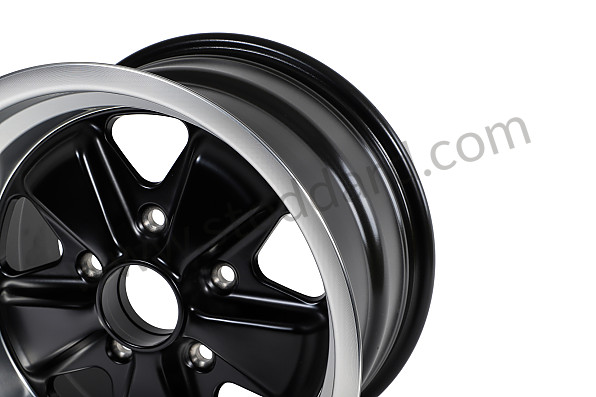 911361020079SB - Maxilite  Wheel 15 X 9-Inch Et 15mm Offset Machined Lip With Black Center for Porsche 