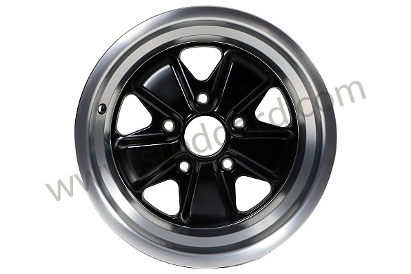911361020079SB - Maxilite  Wheel 15 X 9-Inch Et 15mm Offset Machined Lip With Black Center for Porsche 