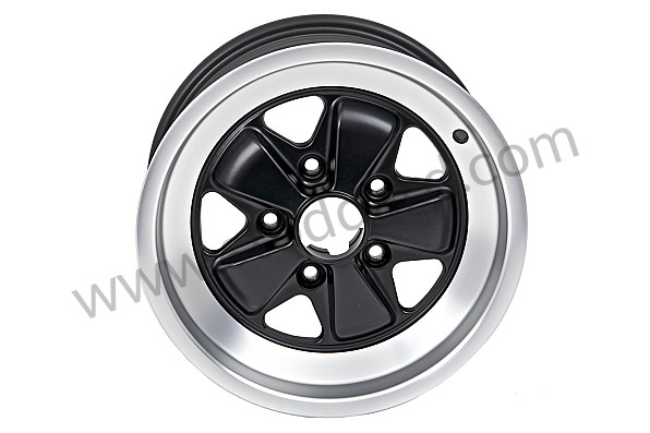 911361020117SB - Maxilite  Wheel 15 X 7-Inch 23.3mm Offset Satin Machined Lip With Black Center for Porsche 