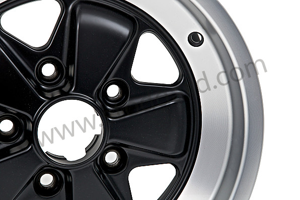 911361020117SB - Maxilite  Wheel 15 X 7-Inch 23.3mm Offset Satin Machined Lip With Black Center for Porsche 