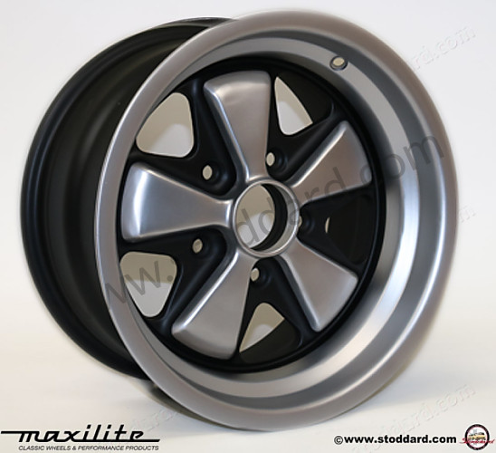 911361020228OE - Maxilite rs 15 X 8-Inch 10.6mm Offset Wheel With Stoddard Exclusive Satin Finish for Porsche 