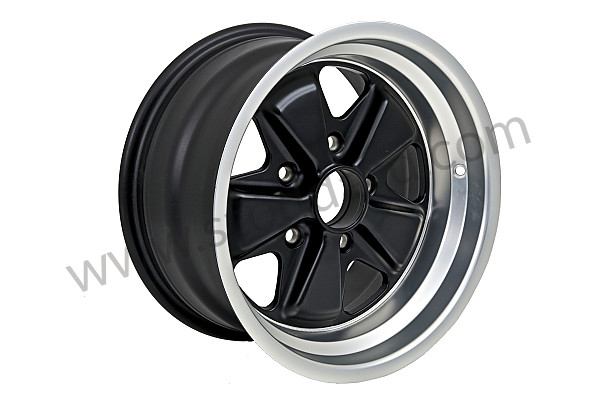 911361020228SB - Maxilite  Wheel 15 X 8-Inch 10.6mm Offset Satin Machined Lip With Black Center for Porsche 