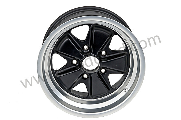 911361020228SB - Maxilite  Wheel 15 X 8-Inch 10.6mm Offset Satin Machined Lip With Black Center for Porsche 