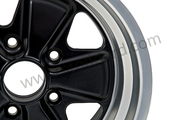 911361020228SB - Maxilite  Wheel 15 X 8-Inch 10.6mm Offset Satin Machined Lip With Black Center for Porsche 
