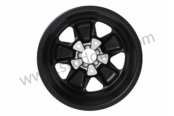 91136102050 - Fuchs Forged Alloy Wheel 15 X 7 -inch Black Center for Porsche 