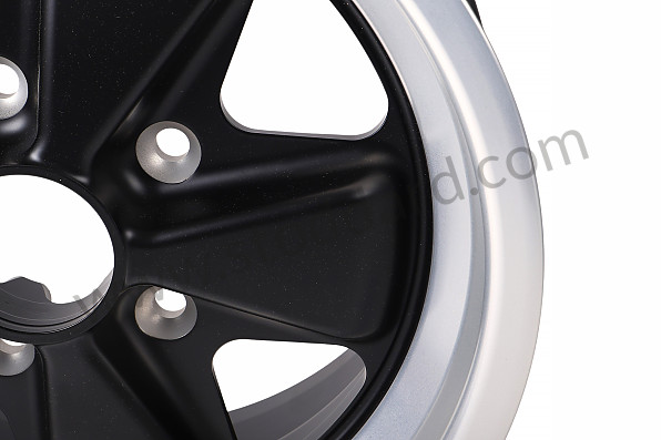 91136102050 - Fuchs Forged Alloy Wheel 15 X 7 -inch Black Center for Porsche 