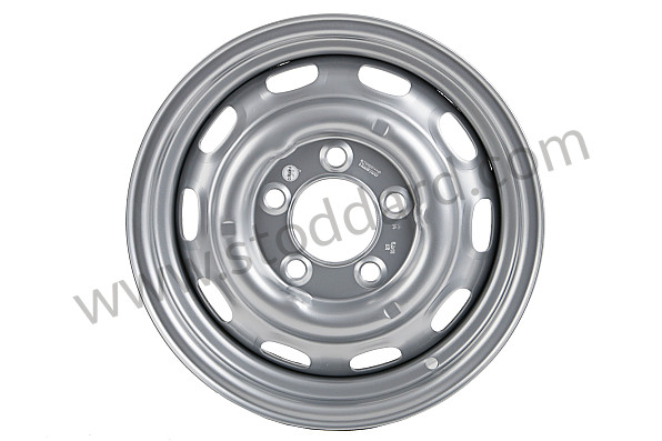 A91136102100 - PERFORATED DISC WHEEL for Porsche 356C &bull; 1963 &bull; 1600 C (616/15) &bull; Cabrio C &bull; Manual Gearbox, 4 Speed