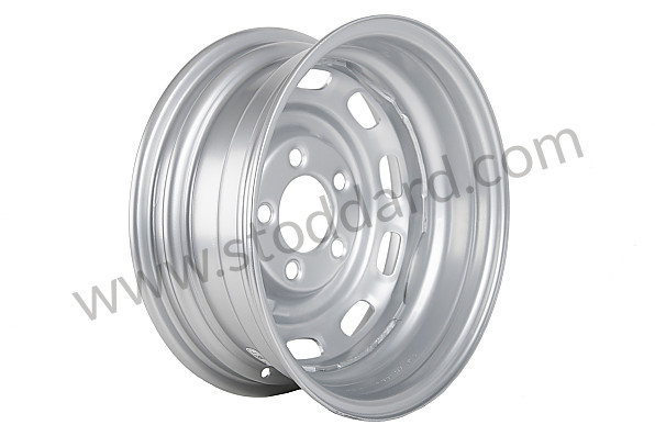 A91136102100 - PERFORATED DISC WHEEL for Porsche 356C &bull; 1963 &bull; 1600 C (616/15) &bull; Cabrio C &bull; Manual Gearbox, 4 Speed