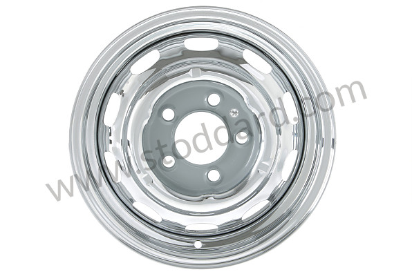 SIC36102220 - 15 x 5.5 Disc Brake Wheel - CHROME 42mm offset for Porsche 356C &bull; 1963 &bull; 1600 C (616/15) &bull; Cabrio C &bull; Manual Gearbox, 4 Speed