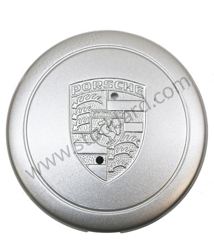 91136103200 - Silver Wheel Hub Center Cap With Removal Holes for Porsche 