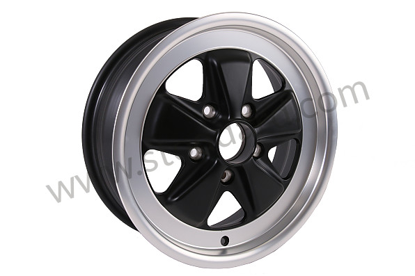 911362113006SB - Maxilite  Alloy Wheel 16 X 6-Inch 36mm Offset, Satin Machined Lip, Black Center for Porsche 