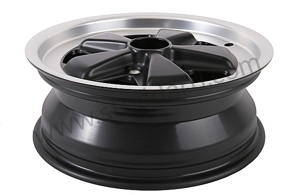 911362113006SB - Maxilite  Alloy Wheel 16 X 6-Inch 36mm Offset, Satin Machined Lip, Black Center for Porsche 