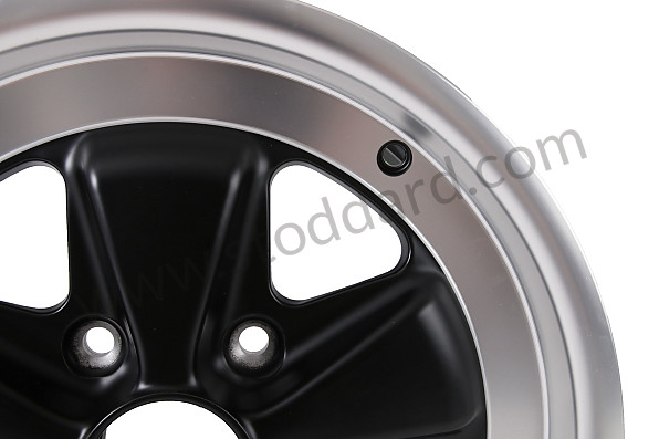 911362113006SB - Maxilite  Alloy Wheel 16 X 6-Inch 36mm Offset, Satin Machined Lip, Black Center for Porsche 