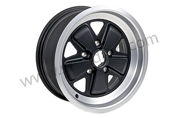 911362115007SB - Maxilite  Alloy Wheel 16 X 7-Inch 23.3mm Offset, Satin Machined Lip, Black Center for Porsche 