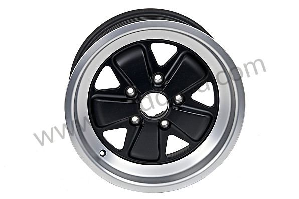 911362115007SB - Maxilite  Alloy Wheel 16 X 7-Inch 23.3mm Offset, Satin Machined Lip, Black Center for Porsche 