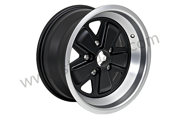 911362117008SB - Maxilite  Alloy Wheel 16 X 8-Inch 10.6mm Offset Machined Lip With Black Center for Porsche 