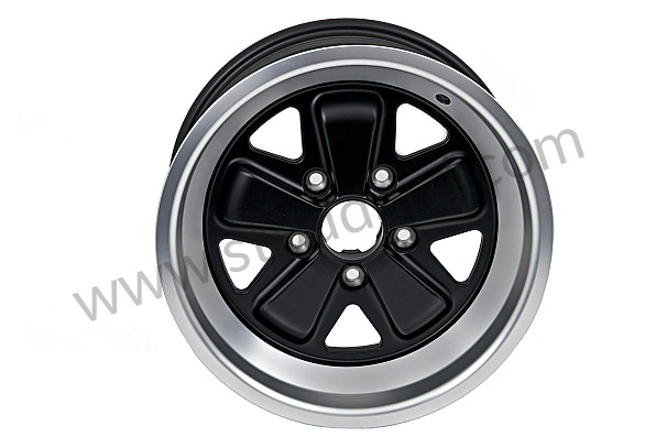 911362117008SB - Maxilite  Alloy Wheel 16 X 8-Inch 10.6mm Offset Machined Lip With Black Center for Porsche 