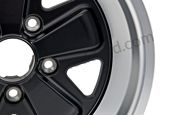911362117008SB - Maxilite  Alloy Wheel 16 X 8-Inch 10.6mm Offset Machined Lip With Black Center for Porsche 